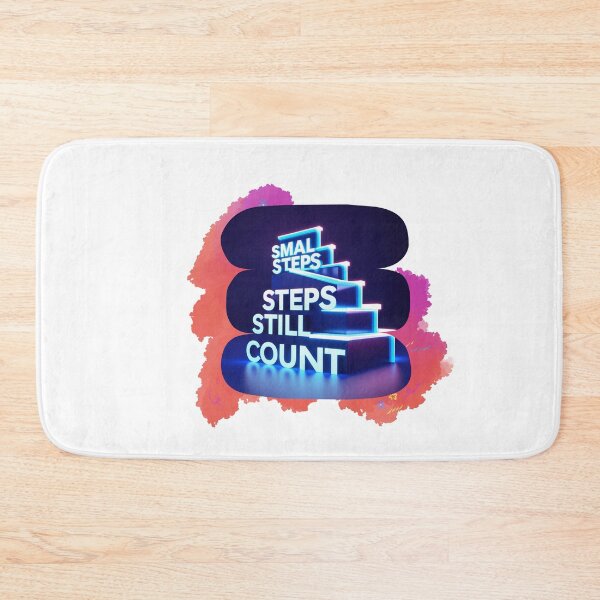 Item preview, Small Steps Still Count daily motivation designed and sold by SloganSauce.