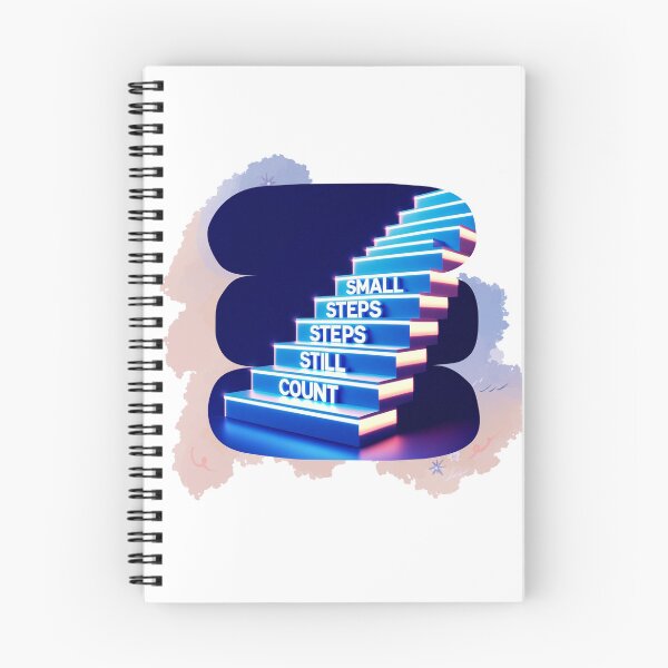 Item preview, Small Steps Still Count personal growth designed and sold by SloganSauce.
