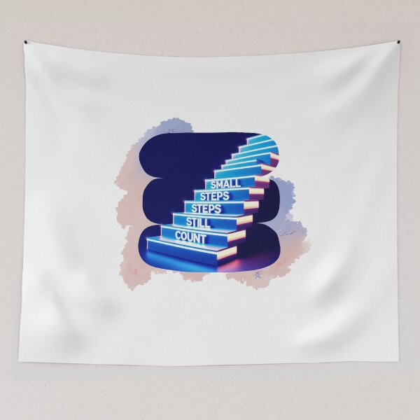 Item preview, Small Steps Still Count personal growth designed and sold by SloganSauce.