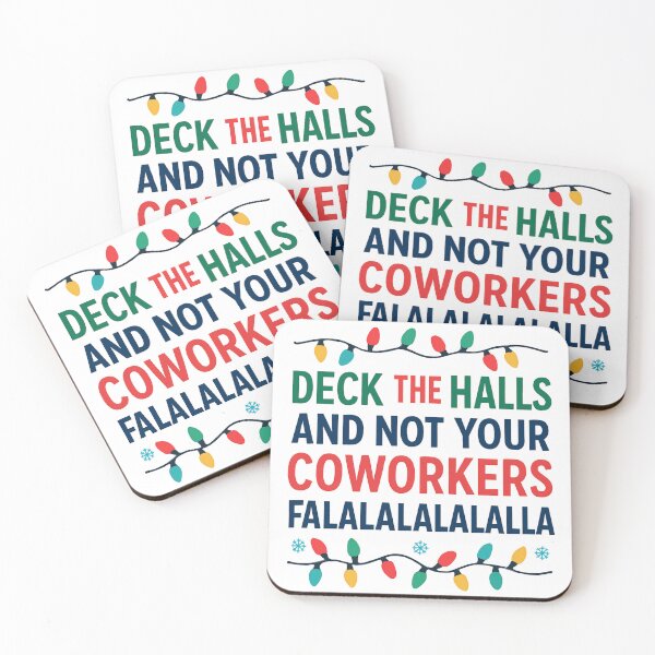Item preview, Christmas Office - Deck The Halls And Not Your Coworkers  designed and sold by ZBIFBOUETLA.