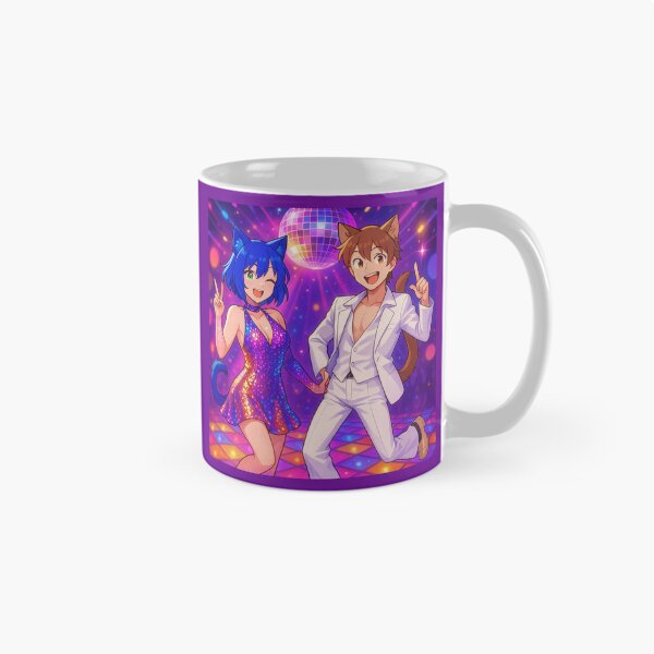 Item preview, Disco 70's Vtuber Funky Waifu Hibiki and Ayame designed and sold by ShidoArt.