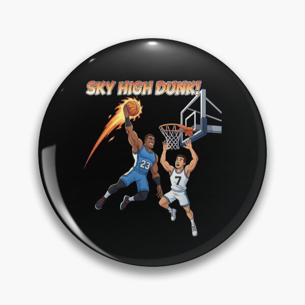 Item preview, High Energy Basketball Dunk Illustration | Dynamic Sports Action Art designed and sold by love3617.