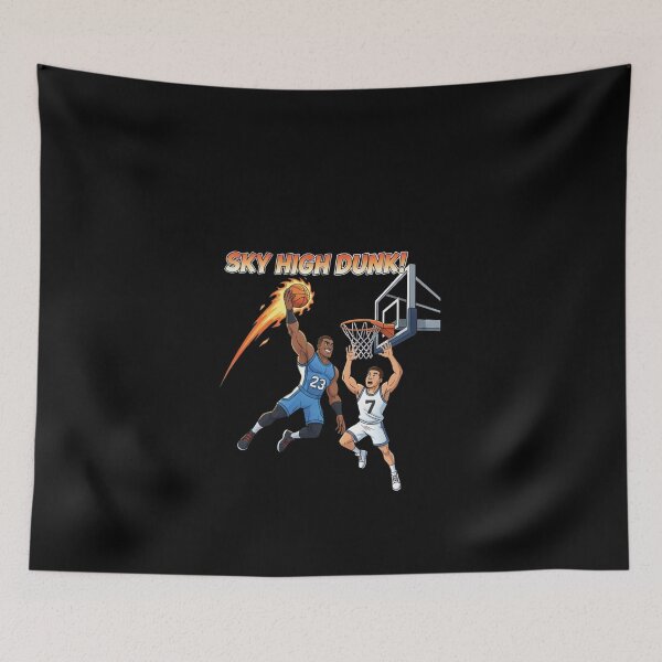 Item preview, High Energy Basketball Dunk Illustration | Dynamic Sports Action Art designed and sold by love3617.