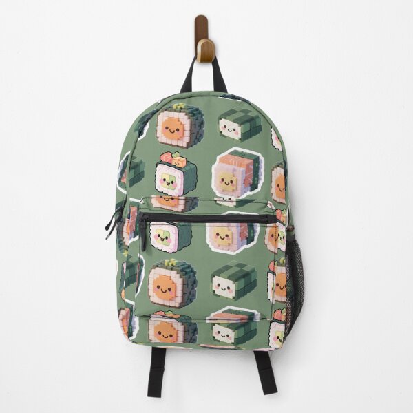 Item preview, Voxel Sushi Roll – Cute Kawaii Cube Food Sticker designed and sold by LunarDraft.