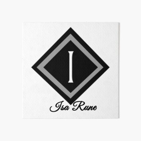 Vista previa del artículo con la obra «Isa Rune», diseñado y vendido por WindsofJupiter.