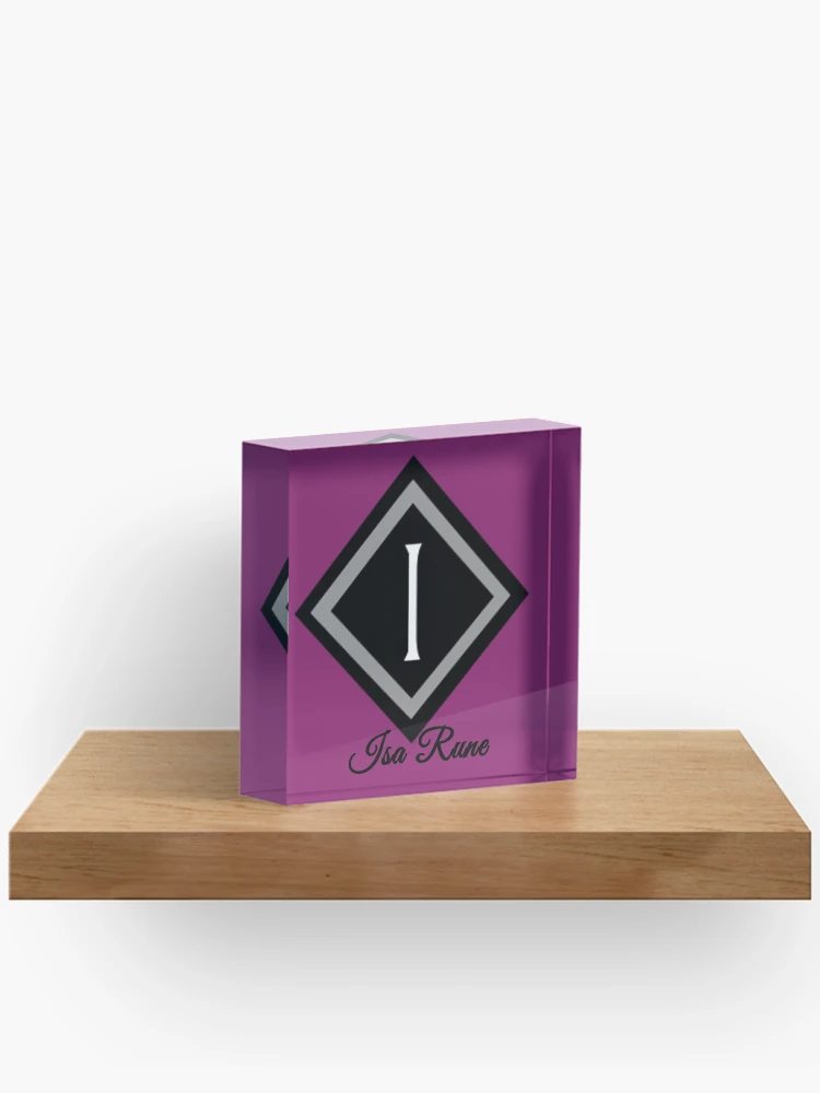 Thumbnail 2 of 5, Acrylic Block, Isa Rune designed and sold by WindsofJupiter.