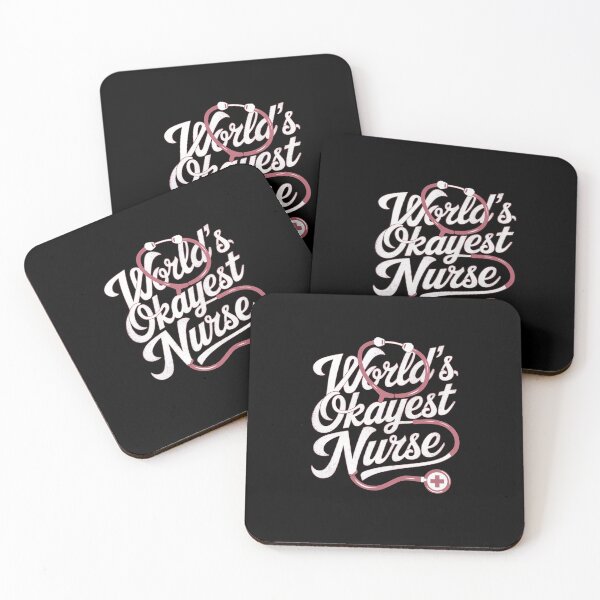 Item preview, world's Okayest Nurse designed and sold by belladesign7.
