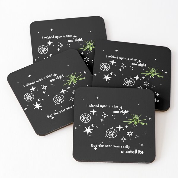 Item preview, Wished Upon a Star but It Was a Satellite – Space Humor - Ironic Astronomy designed and sold by SunandShade.