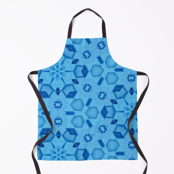 Item preview, Awesome Blue Geometric Abstract Hexagon Shape - Blue designed and sold by RoyalStarsPatts.