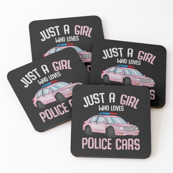 Item preview, Just A Girl Who Loves Police Cars Officer Policewoman designed and sold by GreggRoss.