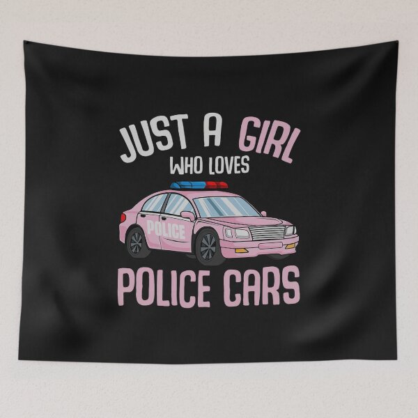 Item preview, Just A Girl Who Loves Police Cars Officer Policewoman designed and sold by GreggRoss.