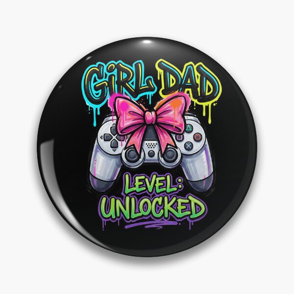 Item preview, Girl Dad Level Unlocked Daddy Daughter Matching Gaming designed and sold by BornBorn.