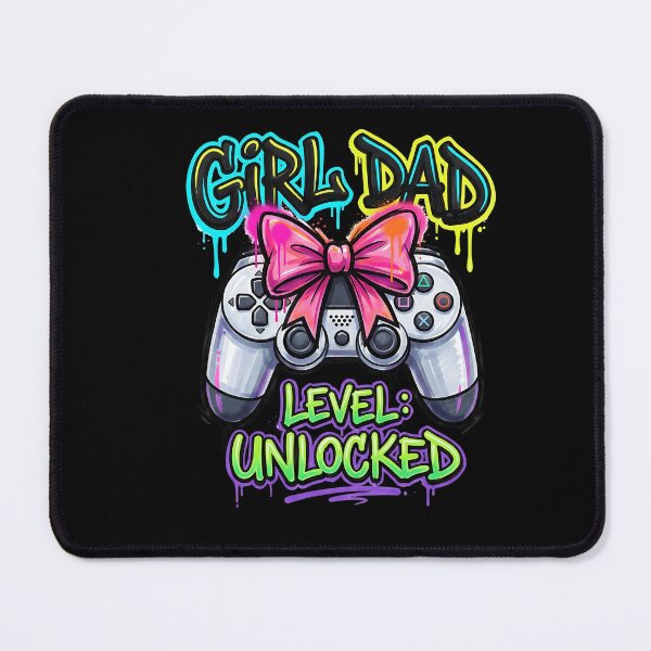 Item preview, Girl Dad Level Unlocked Daddy Daughter Matching Gaming designed and sold by BornBorn.