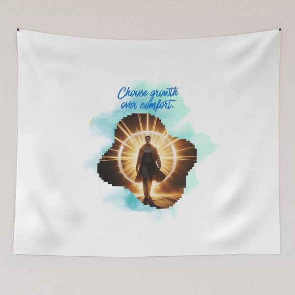Item preview, Choose Growth Over Comfort designed and sold by SloganSauce.