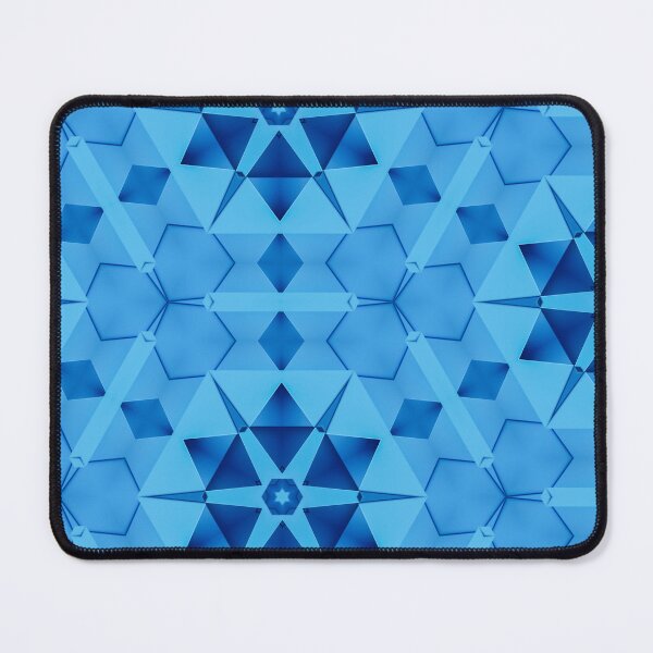 Item preview, Cute Blue Geometric Minimalist Abstract Shapes Pattern - Blue designed and sold by RoyalStarsPatts.