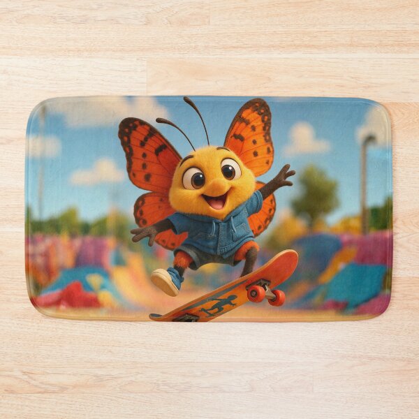Item preview, Skater Kamehameha Butterfly designed and sold by Sillytoe.