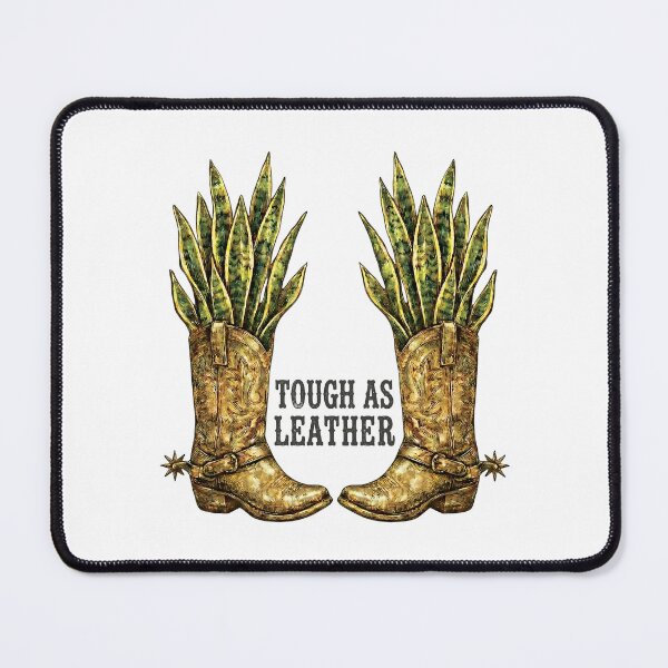 Item preview, Tough As Leather - Western Boots & Sansevieria Illustration (Light Media) designed and sold by Oaks Creations.