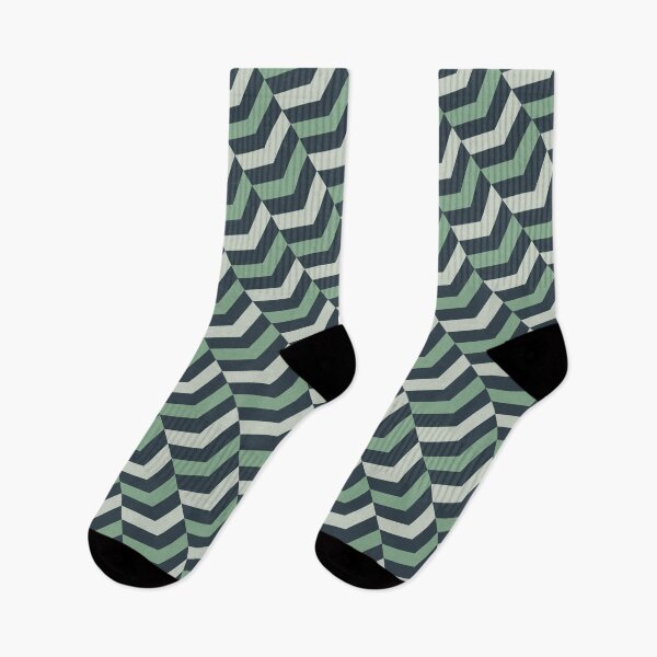 Item preview, Cute Modern Herringbone Fishbone Abstract Geometric Pattern Cute Green designed and sold by RoyalStarsPatts.