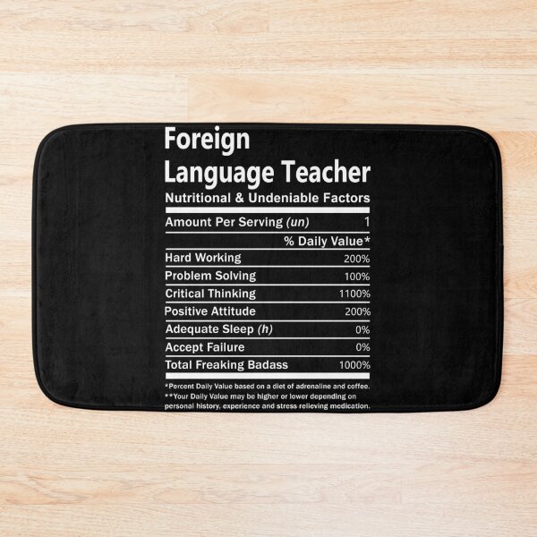 Item preview, Foreign Language Teacher designed and sold by ginawilliams39.