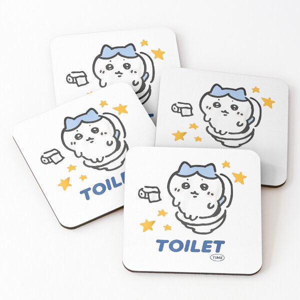 Item preview, Toilet Time Funny meme Chikawa designed and sold by JohnBrightIdeas.