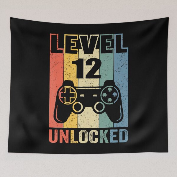 Item preview, Level 12 Unlocked Shirt Funny Video Gamer 12Th Birthday Gift designed and sold by TysonLangosh.