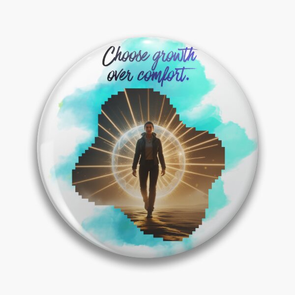 Item preview, Choose Growth Over Comfort mindset shift designed and sold by SloganSauce.