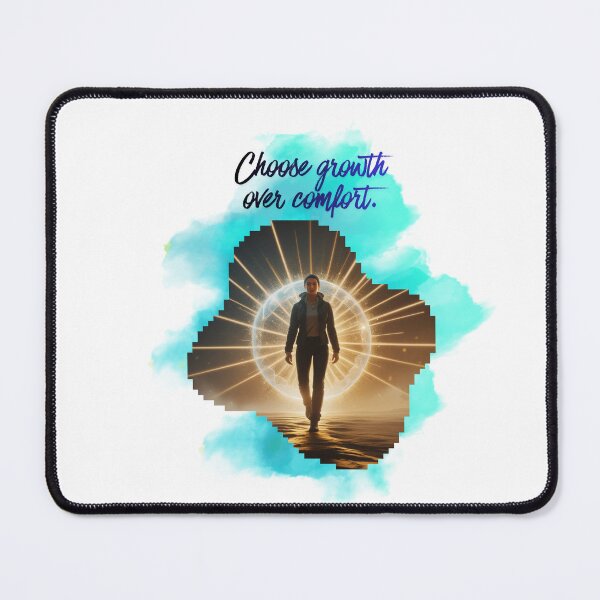 Item preview, Choose Growth Over Comfort mindset shift designed and sold by SloganSauce.