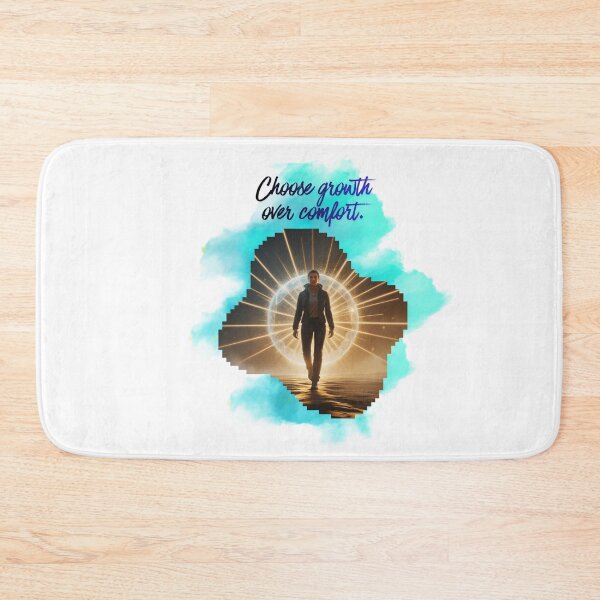 Item preview, Choose Growth Over Comfort mindset shift designed and sold by SloganSauce.
