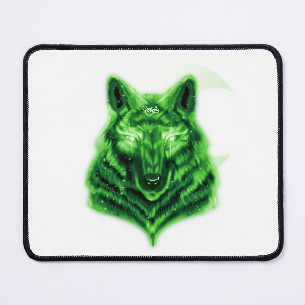 Item preview, Celestial Wolf (Green Variant) designed and sold by Neverlight-Art.