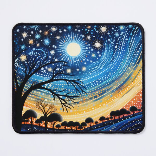 Item preview, Aboriginal Inspired Dot Art - With Starry Night designed and sold by GrinGalore.