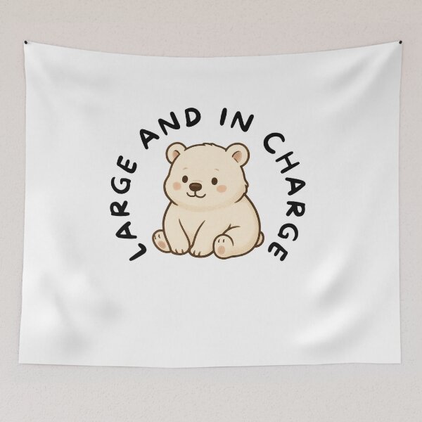 Item preview, Large and in Charge Polar Bear designed and sold by BeagleDesigns.