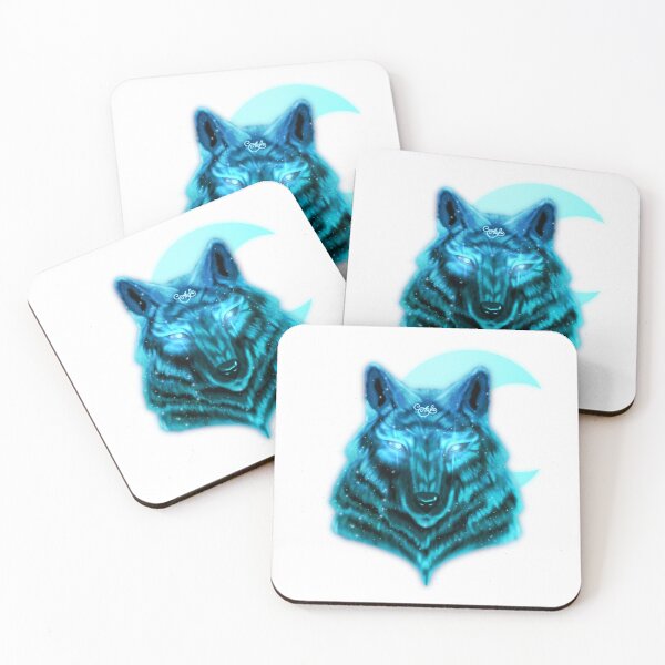 Item preview, Celestial Wolf (Cyan Variant) designed and sold by Neverlight-Art.