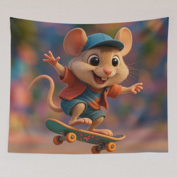 Item preview, Skater Kangaroo Mouse designed and sold by Sillytoe.