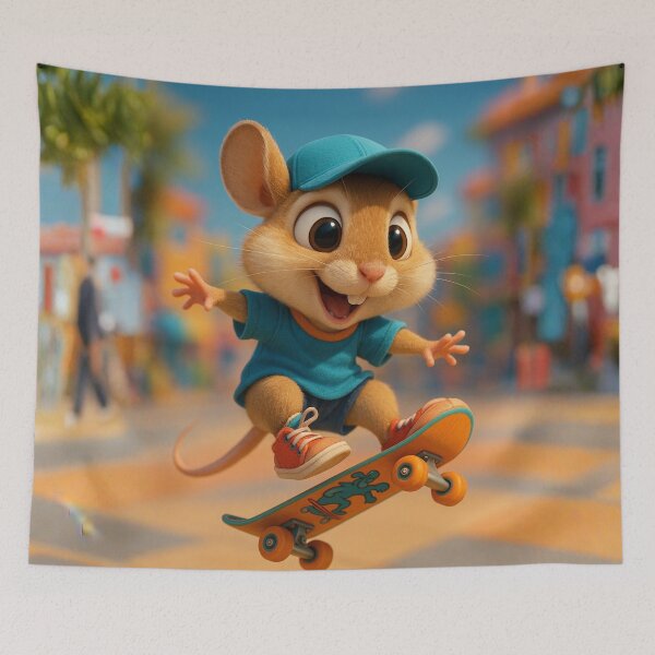 Item preview, Skater Kangaroo Rat designed and sold by Sillytoe.