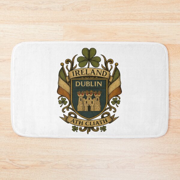 Item preview, Dublin Ireland Coat of Arms - Ath Cliath Heritage Crest designed and sold by CELTIC-DESIGNS.