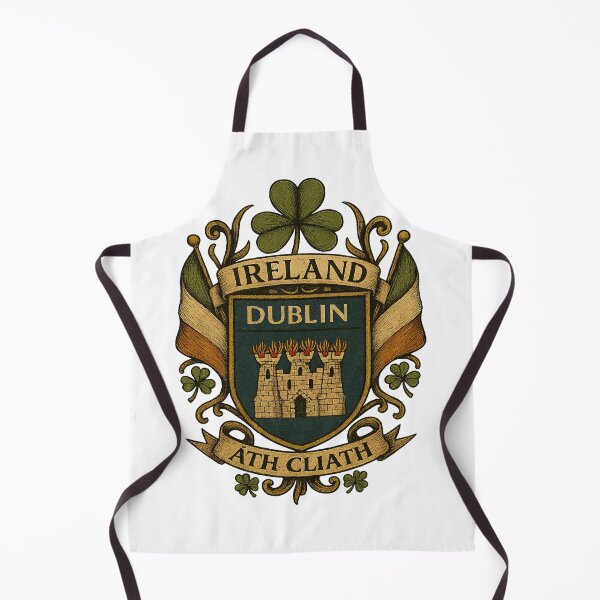 Item preview, Dublin Ireland Coat of Arms - Ath Cliath Heritage Crest designed and sold by CELTIC-DESIGNS.
