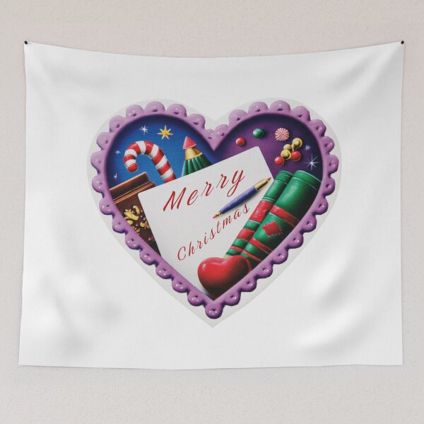 Item preview, Festive letter to Santa kawaii artwork designed and sold by olenapetol.