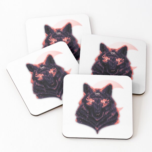 Item preview, Celestial Wolf (Crimson Orange Variant) designed and sold by Neverlight-Art.
