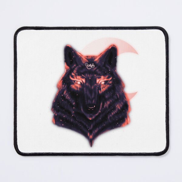 Item preview, Celestial Wolf (Crimson Orange Variant) designed and sold by Neverlight-Art.