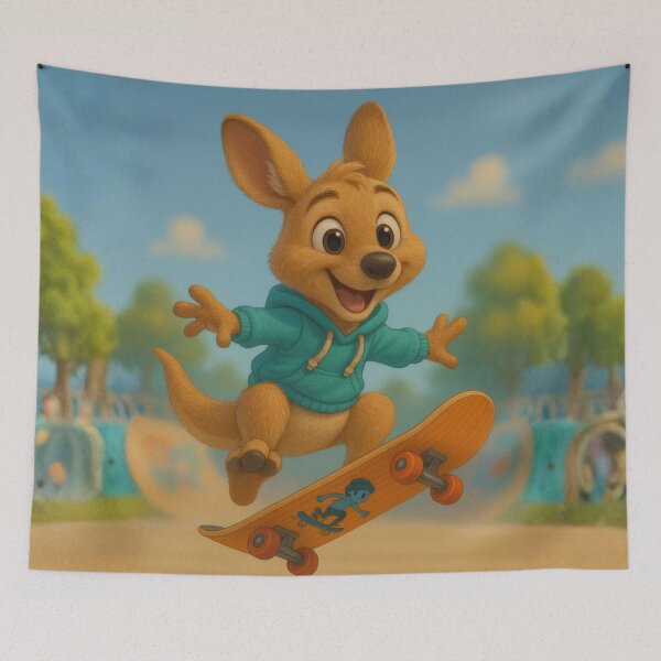 Item preview, Skater Kangaroo designed and sold by Sillytoe.