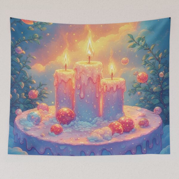 Item preview, Dreamy candles, heavenly spheres and peace designed and sold by Mianku | Für das Leben.