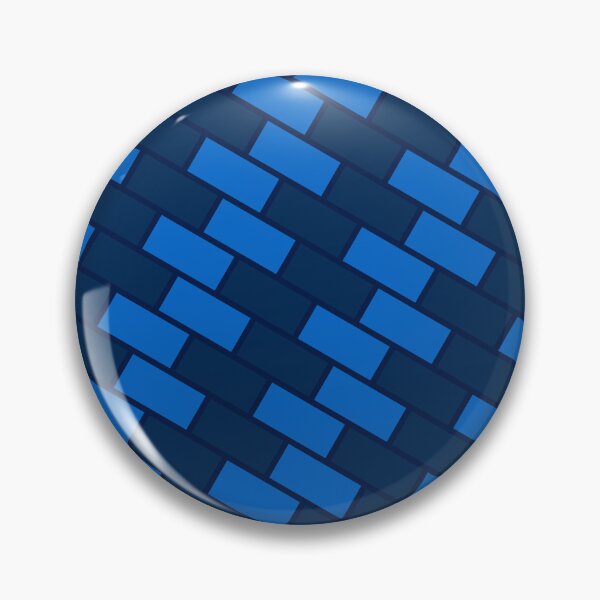 Item preview, Cute Blue Brick Wall Block- Chevron Argyle - Cute Blue Abstrac Geometric Pattern designed and sold by RoyalStarsPatts.
