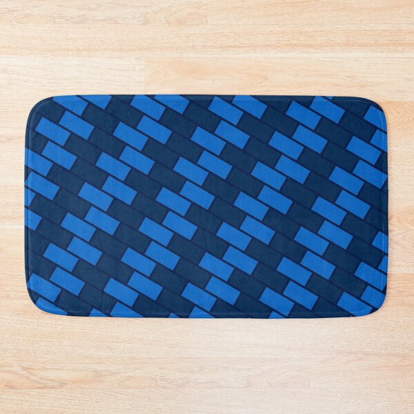 Item preview, Cute Blue Brick Wall Block- Chevron Argyle - Cute Blue Abstrac Geometric Pattern designed and sold by RoyalStarsPatts.