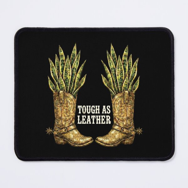 Item preview, Tough As Leather - Rustic Cowboy Boots & Snake Plant (Dark Media) designed and sold by Oaks Creations.