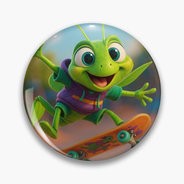 Item preview, Skater Katydid designed and sold by Sillytoe.