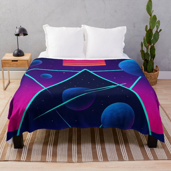 Item preview, Synthwave Retrowave Landscape of Outer Space designed and sold by JonelleTshirts.