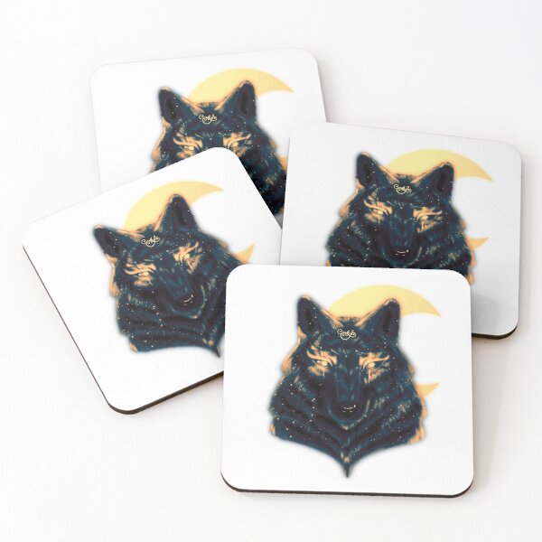 Item preview, Celestial Wolf (Warm Yellow Variant) designed and sold by Neverlight-Art.