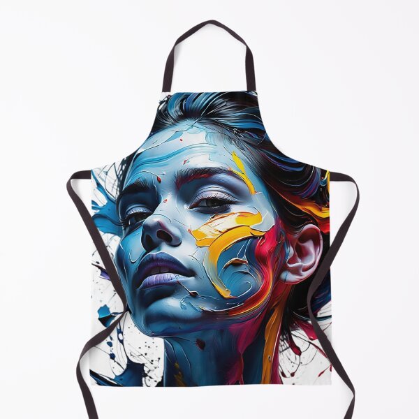 Item preview, Abstract Paint Splash Portrait designed and sold by newvisionart191.