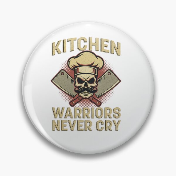 Item preview, Kitchen Warriors Never Cry Chef Skull designed and sold by hexenor.