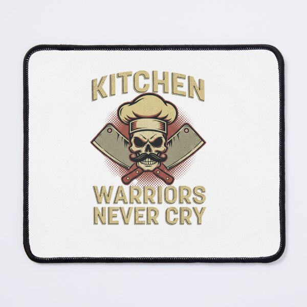 Item preview, Kitchen Warriors Never Cry Chef Skull designed and sold by hexenor.